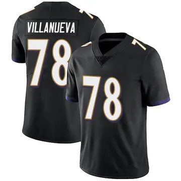 Nike Alejandro Villanueva Men's Limited Baltimore Ravens Black Alternate Vapor Untouchable Jersey