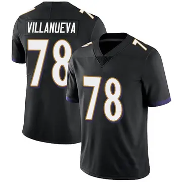 Nike Alejandro Villanueva Youth Limited Baltimore Ravens Black Alternate Vapor Untouchable Jersey