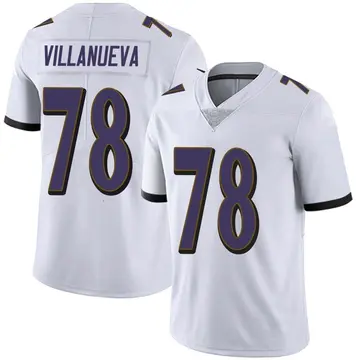Nike Alejandro Villanueva Youth Limited Baltimore Ravens White Vapor Untouchable Jersey