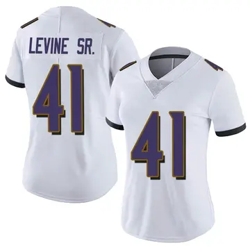 Nike Anthony Levine Sr. Women's Limited Baltimore Ravens White Vapor Untouchable Jersey
