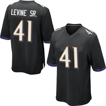 Nike Anthony Levine Sr. Youth Game Baltimore Ravens Black Jersey