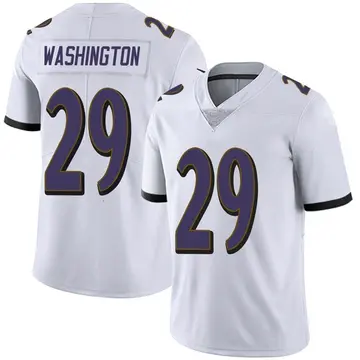 Nike Ar'Darius Washington Youth Limited Baltimore Ravens White Vapor Untouchable Jersey