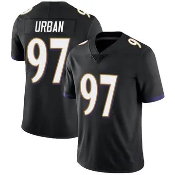 Nike Brent Urban Youth Limited Baltimore Ravens Black Alternate Vapor Untouchable Jersey