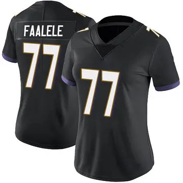 Nike Daniel Faalele Women's Limited Baltimore Ravens Black Alternate Vapor Untouchable Jersey