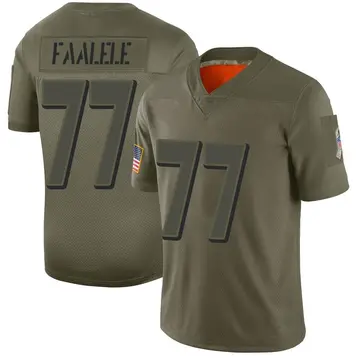 Nike Daniel Faalele Youth Limited Baltimore Ravens Camo 2019 Salute to Service Jersey