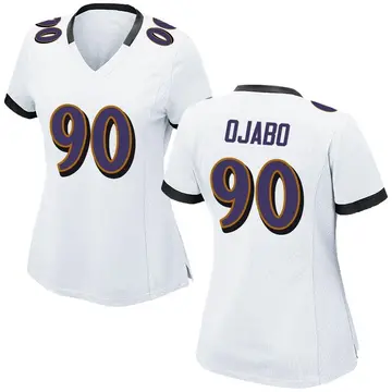 Nike David Ojabo Women's Game Baltimore Ravens White Jersey