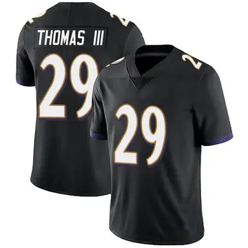 Nike Earl Thomas Youth Limited Baltimore Ravens Black Alternate Vapor Untouchable Jersey