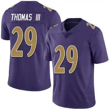 Nike Earl Thomas Youth Limited Baltimore Ravens Purple Team Color Vapor Untouchable Jersey