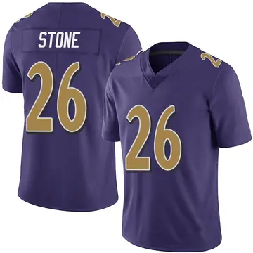 Nike Geno Stone Men's Limited Baltimore Ravens Purple Team Color Vapor Untouchable Jersey