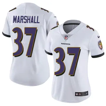 Nike Iman Marshall Women's Limited Baltimore Ravens White Vapor Untouchable Jersey