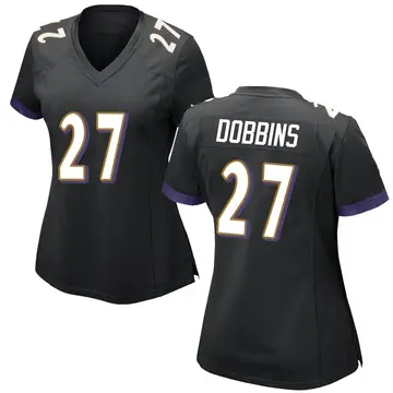 Nike J.K. Dobbins Women's Game Baltimore Ravens Black Jersey