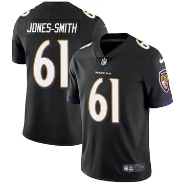 Nike Jaryd Jones-Smith Youth Limited Baltimore Ravens Black Alternate Vapor Untouchable Jersey