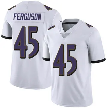 Nike Jaylon Ferguson Men's Limited Baltimore Ravens White Vapor Untouchable Jersey