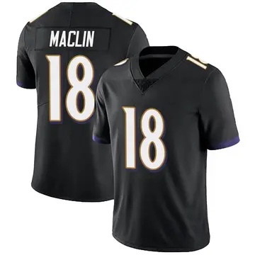 Nike Jeremy Maclin Men's Limited Baltimore Ravens Black Alternate Vapor Untouchable Jersey