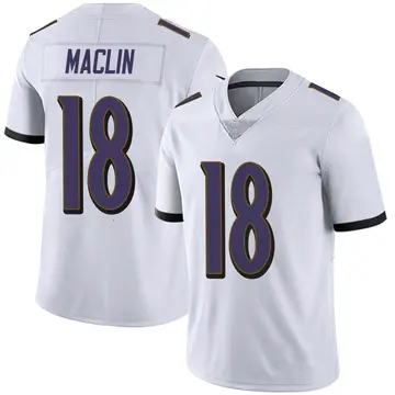 Nike Jeremy Maclin Men's Limited Baltimore Ravens White Vapor Untouchable Jersey