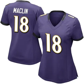 Nike Jeremy Maclin Women's Limited Baltimore Ravens Purple Team Color Vapor Untouchable Jersey