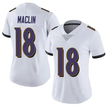 Nike Jeremy Maclin Women's Limited Baltimore Ravens White Vapor Untouchable Jersey