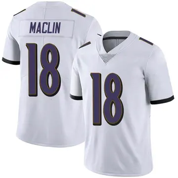 Nike Jeremy Maclin Youth Limited Baltimore Ravens White Vapor Untouchable Jersey