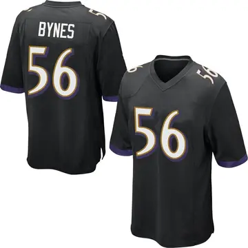 Nike Josh Bynes Men's Game Baltimore Ravens Black Jersey