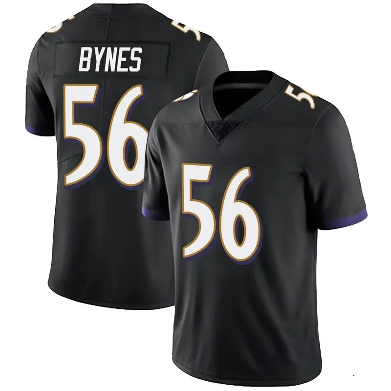 Nike Josh Bynes Men's Limited Baltimore Ravens Black Alternate Vapor Untouchable Jersey