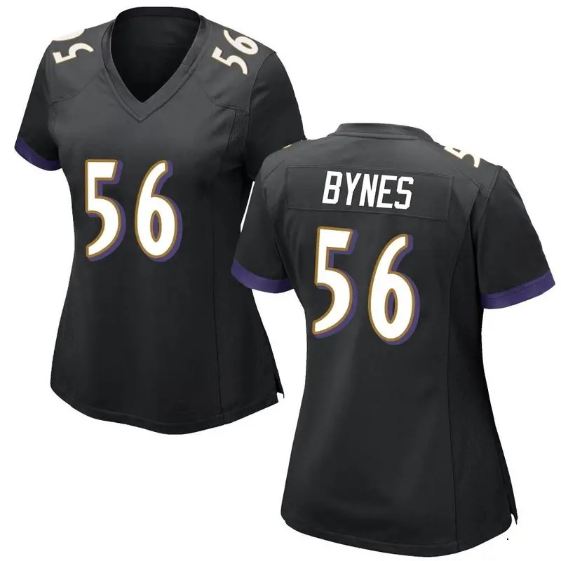 Nike Josh Bynes Women's Game Baltimore Ravens Black Jersey