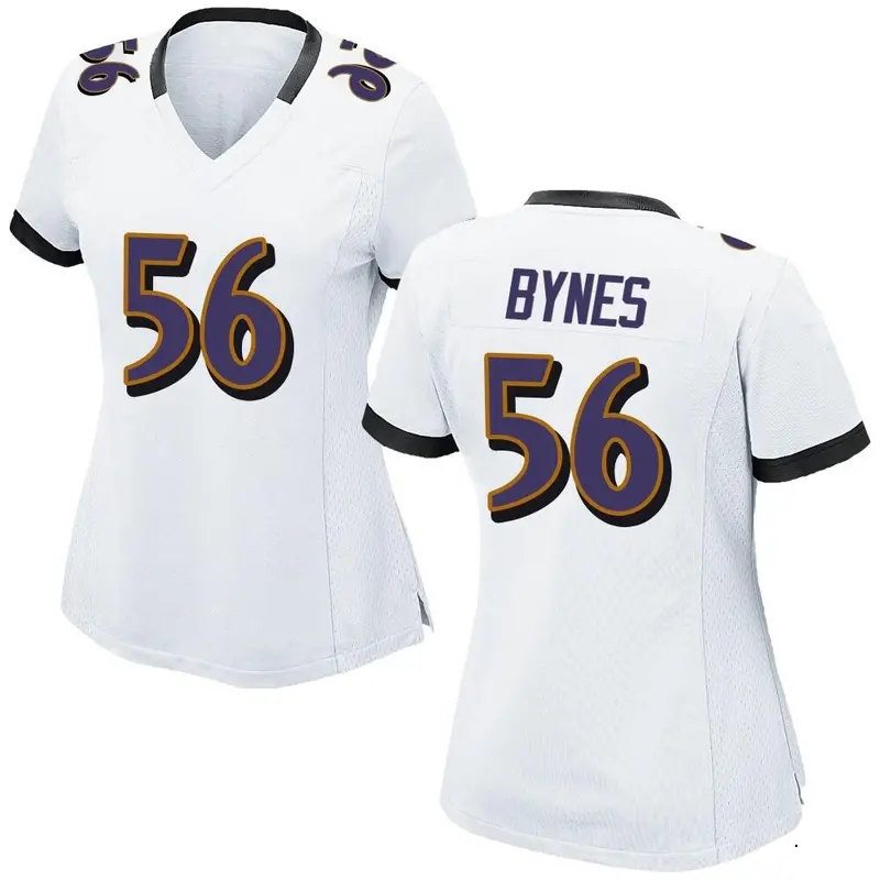 Nike Josh Bynes Women's Game Baltimore Ravens White Jersey