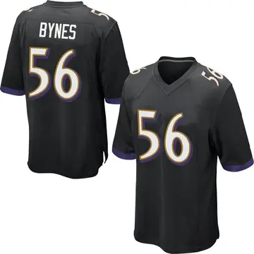 Nike Josh Bynes Youth Game Baltimore Ravens Black Jersey