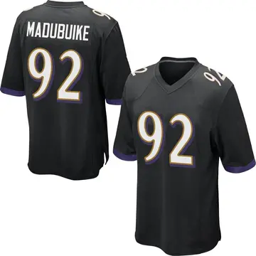 Nike Justin Madubuike Men's Game Baltimore Ravens Black Jersey
