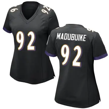 Nike Justin Madubuike Women's Game Baltimore Ravens Black Jersey