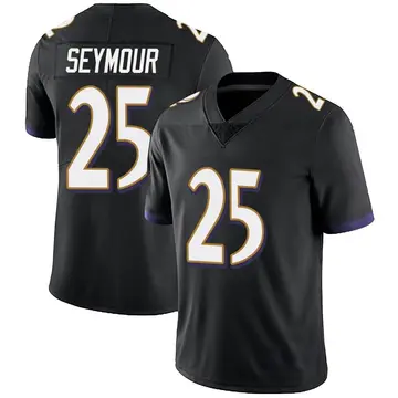 Nike Kevon Seymour Youth Limited Baltimore Ravens Black Alternate Vapor Untouchable Jersey