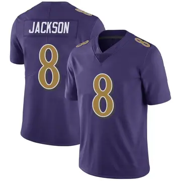 Nike Lamar Jackson Youth Limited Baltimore Ravens Purple Color Rush Vapor Untouchable Jersey