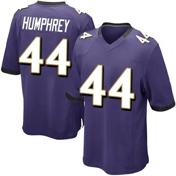 Nike Marlon Humphrey Men's Game Baltimore Ravens Purple Team Color Jersey