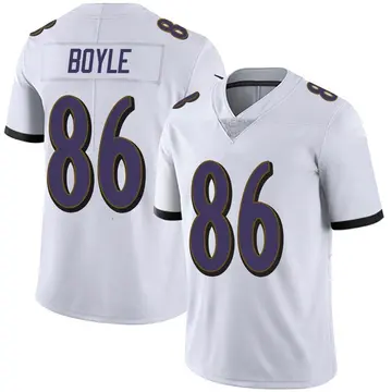 Nike Nick Boyle Youth Limited Baltimore Ravens White Vapor Untouchable Jersey