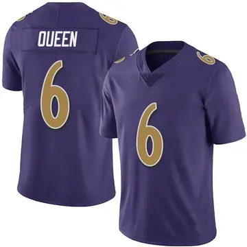 Nike Patrick Queen Men's Limited Baltimore Ravens Purple Team Color Vapor Untouchable Jersey