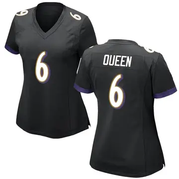 Nike Patrick Queen Women's Game Baltimore Ravens Black Jersey