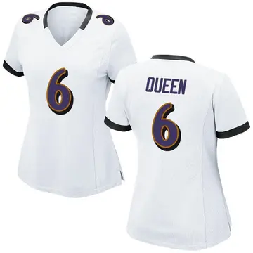 Nike Patrick Queen Women's Game Baltimore Ravens White Jersey