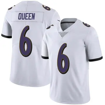 Nike Patrick Queen Youth Limited Baltimore Ravens White Vapor Untouchable Jersey