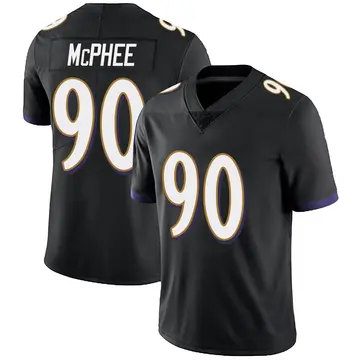 Nike Pernell McPhee Men's Limited Baltimore Ravens Black Alternate Vapor Untouchable Jersey