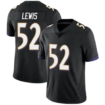 Nike Ray Lewis Men's Limited Baltimore Ravens Black Alternate Vapor Untouchable Jersey