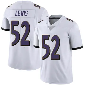 Nike Ray Lewis Youth Limited Baltimore Ravens White Vapor Untouchable Jersey