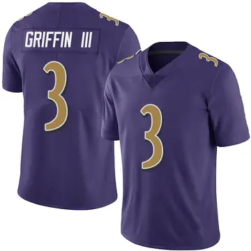 Nike Robert Griffin III Men's Limited Baltimore Ravens Purple Team Color Vapor Untouchable Jersey