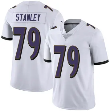 Nike Ronnie Stanley Youth Limited Baltimore Ravens White Vapor Untouchable Jersey