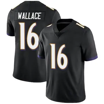 Nike Tylan Wallace Men's Limited Baltimore Ravens Black Alternate Vapor Untouchable Jersey