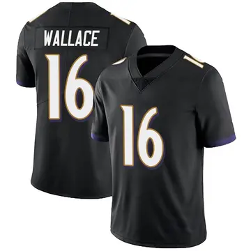 Nike Tylan Wallace Youth Limited Baltimore Ravens Black Alternate Vapor Untouchable Jersey