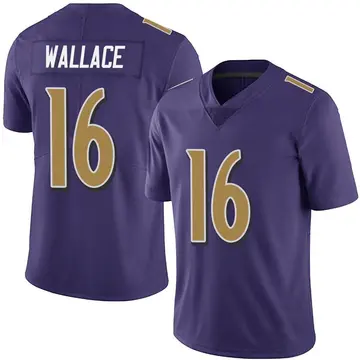 Nike Tylan Wallace Youth Limited Baltimore Ravens Purple Team Color Vapor Untouchable Jersey