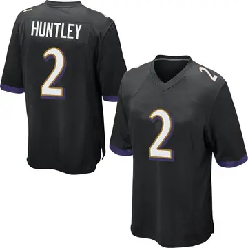 Nike Tyler Huntley Men's Game Baltimore Ravens Black Jersey