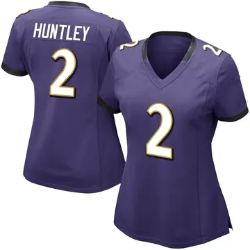 Nike Tyler Huntley Women's Limited Baltimore Ravens Purple Team Color Vapor Untouchable Jersey