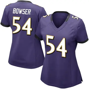 Nike Tyus Bowser Women's Limited Baltimore Ravens Purple Team Color Vapor Untouchable Jersey