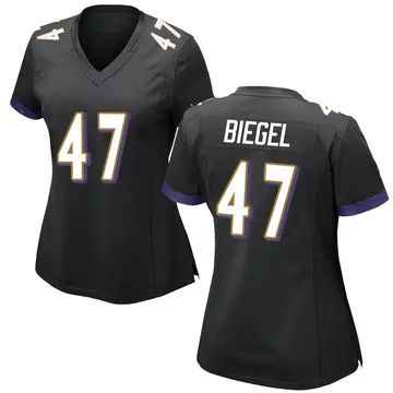 Nike Vince Biegel Women's Game Baltimore Ravens Black Jersey
