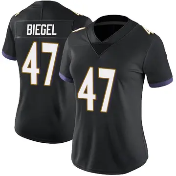 Nike Vince Biegel Women's Limited Baltimore Ravens Black Alternate Vapor Untouchable Jersey